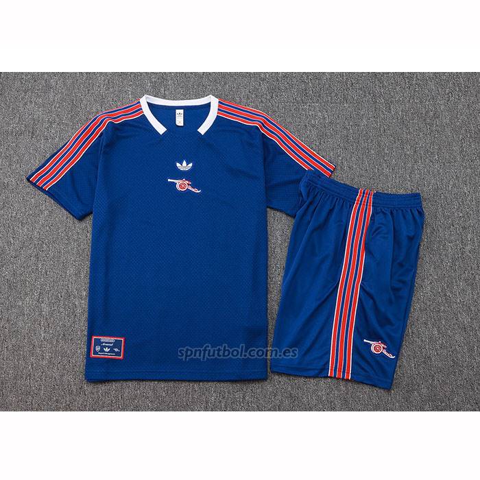 Chandal del Arsenal Manga Corta 2025-2026 Azul - Pantalon Corto